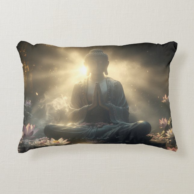 YOGA - MEDITATION - CARPE DIEM ACCENT PILLOW (Front)