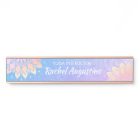 Yoga Meditation Instructor Blue Rose Gold Mandala
