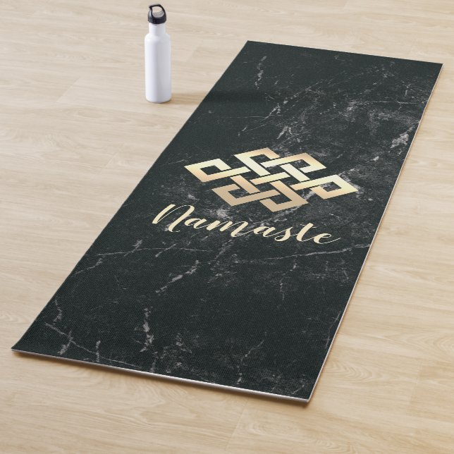 Yoga Meditation Instructor Eternity Endless Knot Yoga Mat (In Situ)