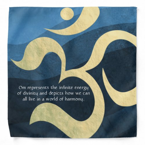 Yoga Meditation Instructor Life Coach OM Quotes Ba Bandana