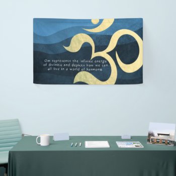 Yoga Meditation Instructor Life Coach Om Quotes Ba Banner by ReadyCardCard at Zazzle