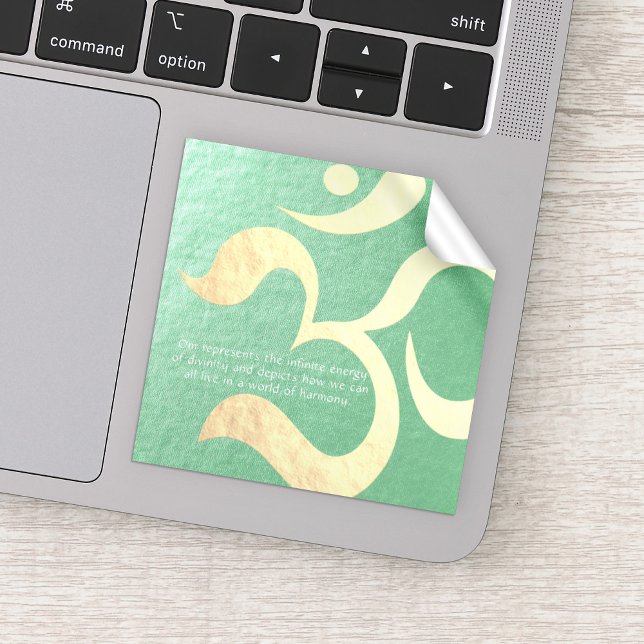 Yoga Meditation Instructor Life Coach OM Quotes Sticker (Creator Uploaded)