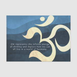 Yoga Meditation Instructor Life Coach OM Quotes Ti Tissue Paper