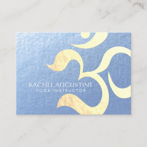 Yoga Meditation Instructor Life Coach Om Symbol Appointment Card