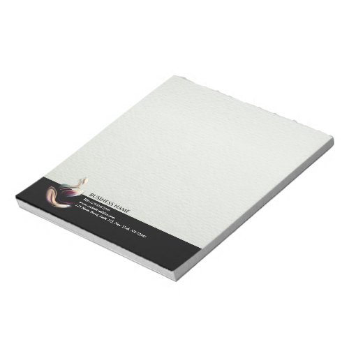 Yoga Meditation Instructor Lotus Pose Brush Stroke Notepad