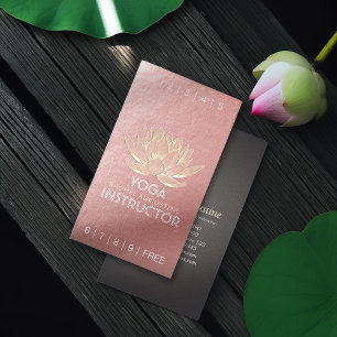 YOGA Meditation Instructor Loyalty Punch Lotus