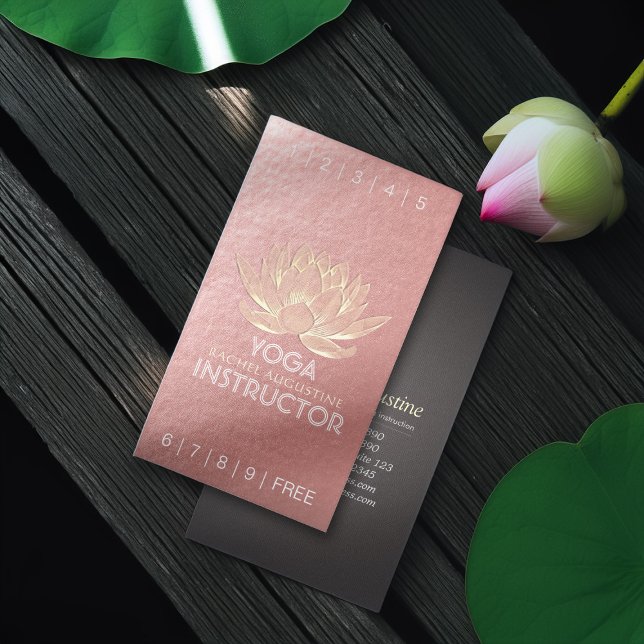 YOGA Meditation Instructor Loyalty Punch Lotus (Creator Uploaded)