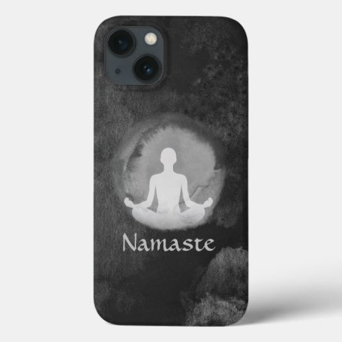 Yoga Meditation Instructor Sukhasana Pose Zen Sign iPhone 13 Case