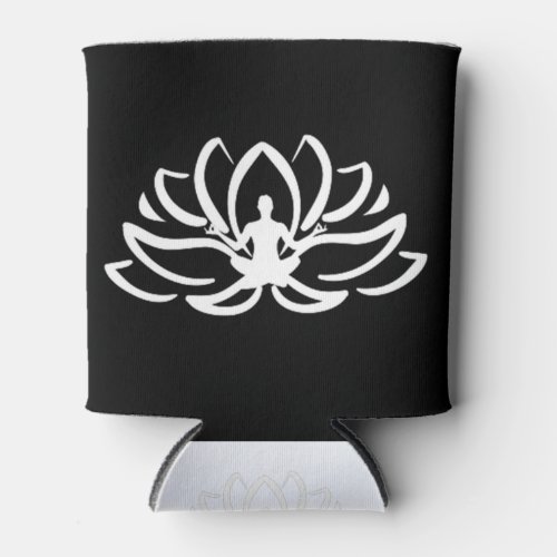 Yoga Meditation Lotus Can Cooler