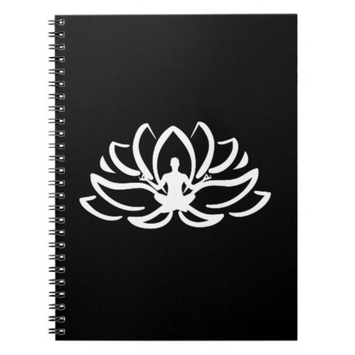 Yoga Meditation Lotus Notebook