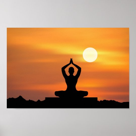 Yoga - Meditation Poster | Zazzle.com