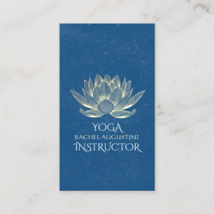 Yoga Meditation Reiki Instructor Appointment Lotus Card