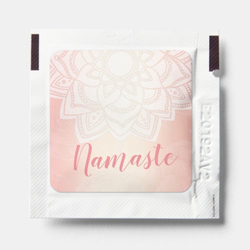 YOGA Meditation Reiki Instructor Rose Gold Mandala Hand Sanitizer Packet
