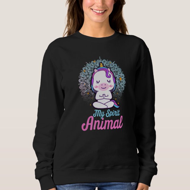 Yoga Meditation Spiritual Body Chakra Energy Unico Sweatshirt (Front)
