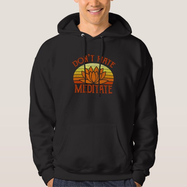 Yoga  Meditation  Yoga Teacher Hoodie (Front)