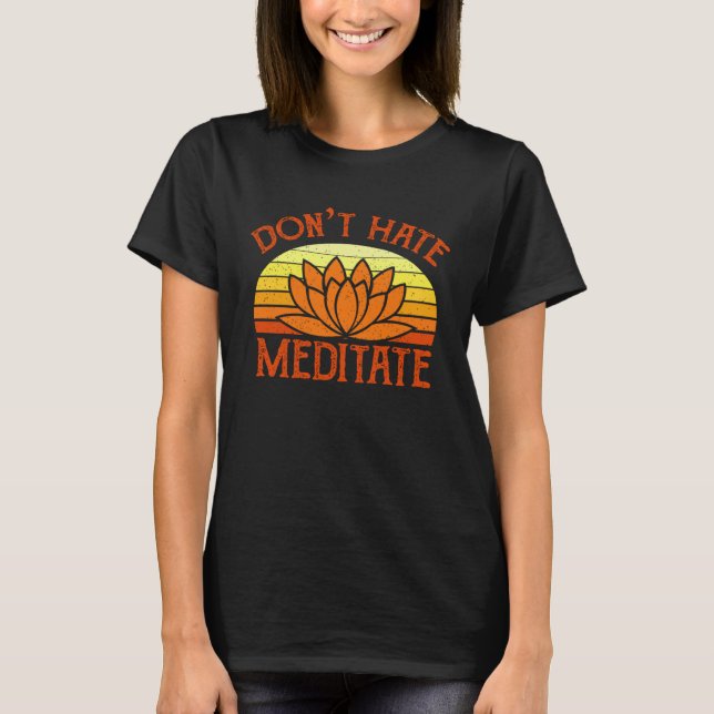 Yoga  Meditation  Yoga Teacher T-Shirt (Front)