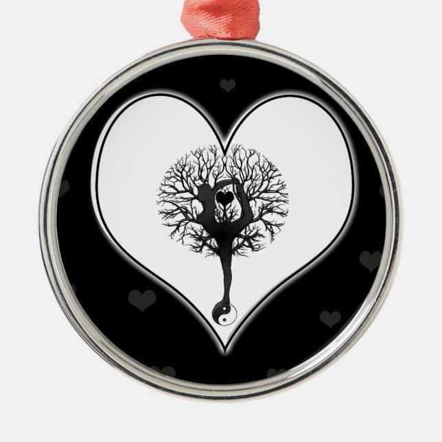 Yoga Metal Ornament (Front)