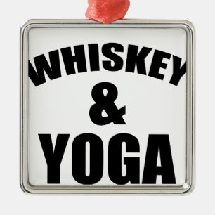 yoga metal ornament