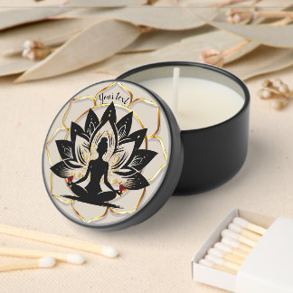 Yoga Mini Candle Favors