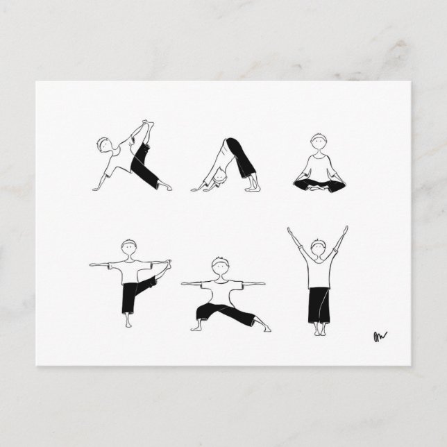 Yoga Moga postcard (Front)