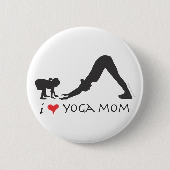 Yoga Mom Button (Front)
