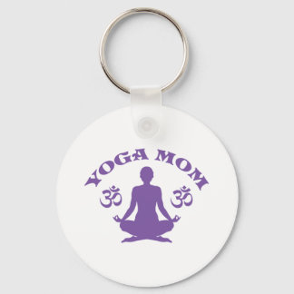 Yoga Mom Keychain