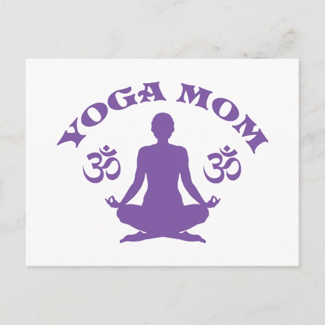 Yoga Mom Postcard (Front)