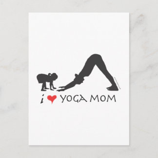 Yoga Mom Postcard