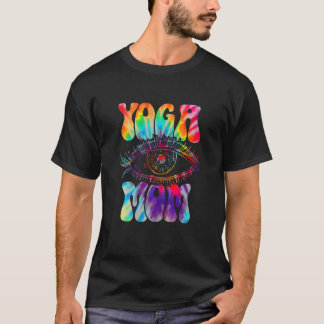 Yoga Mom Vintage Tie Dye Hippie Spiritual Yogi T-Shirt