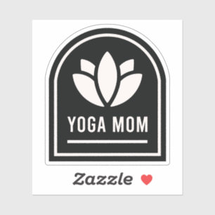 Yoga mom yogi mother sticker