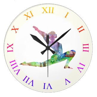 Yoga Moment Large Clock