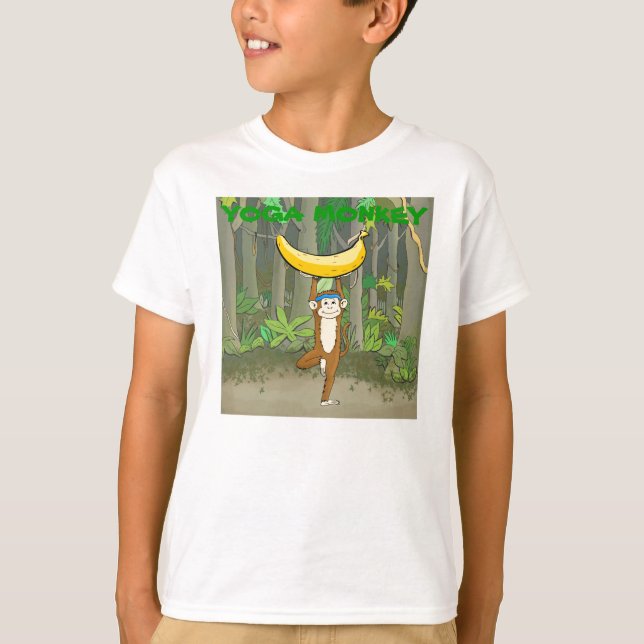 YOGA MONKEY T-Shirt (Front)
