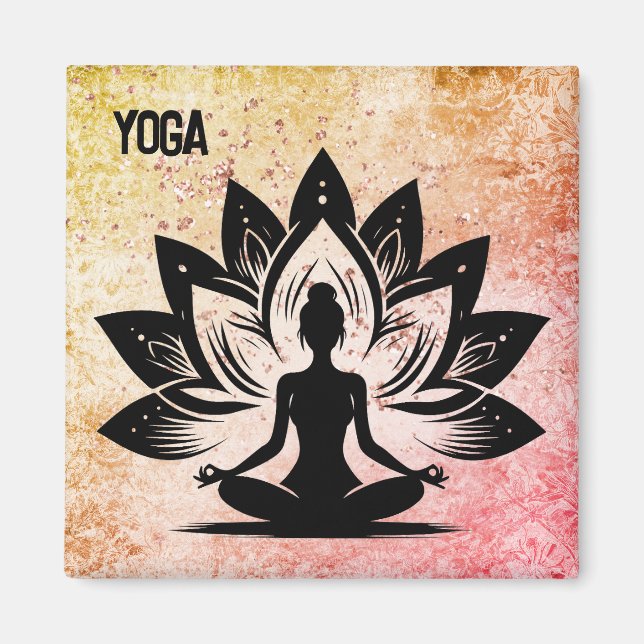 Yoga Mood Magnet (Front)