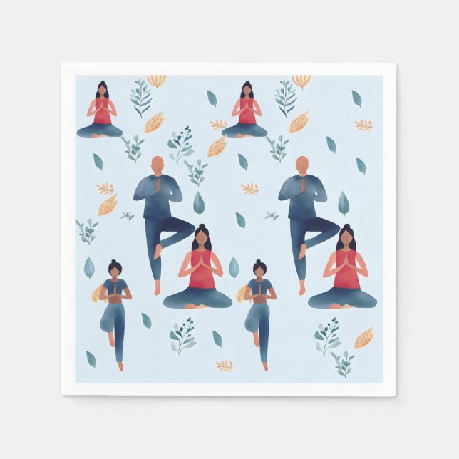 Yoga Mood  Napkins (Front)