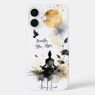 Yoga Moon  Zen Art iPhone 16 Case