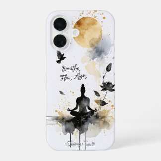 Yoga Moon Zen Art iPhone 16 Case