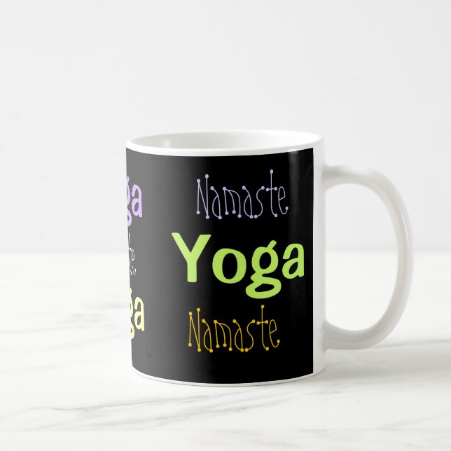 Yoga, Namaste Coffee Mug (Right)