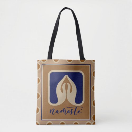 Yoga Namaste Tote Bag