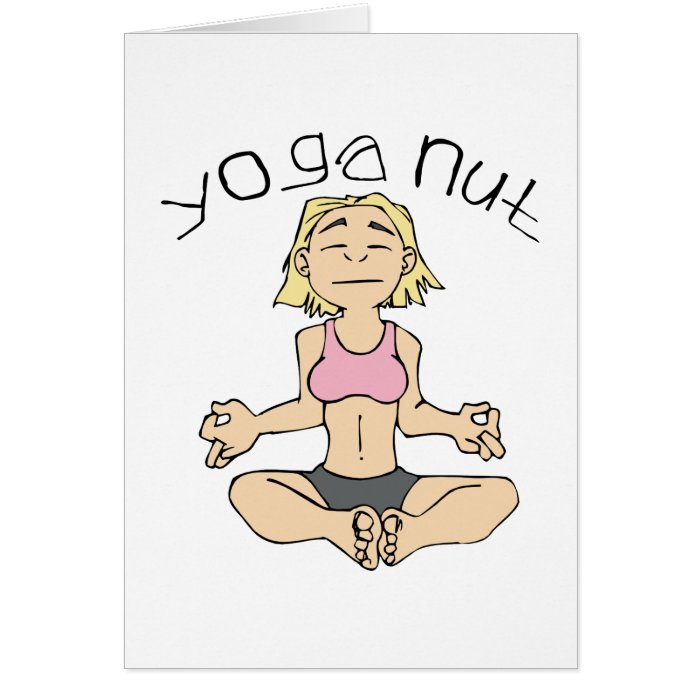 Yoga Nut Yogi Gear Greeting Cards