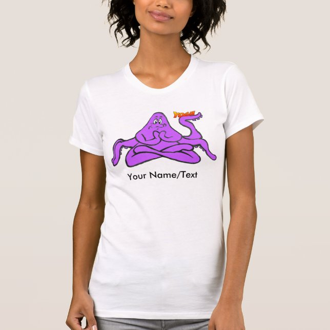 Yoga Octopus Womens Apparel T-Shirt (Front)