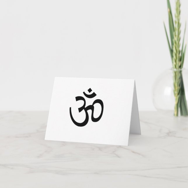 Yoga Ohm Notecard (Front)