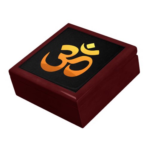 Yoga Om Mantra Symbol Asana Relax Fitness Sunrise Gift Box