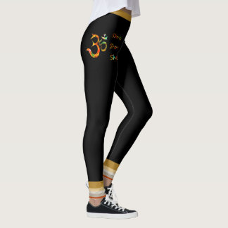 Yoga Om Shanti Leggings