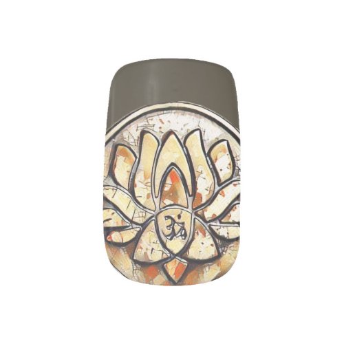 Yoga Om Symbol Minx Nail Wraps