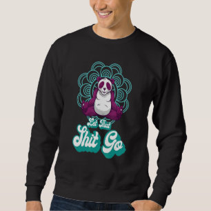Yoga Panda Meditation Cute Pandas Animal  Yoga Pos Sweatshirt