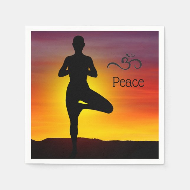 Yoga Paper Napkin (Front)