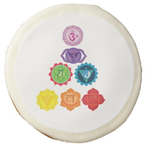 Yoga Party Seven Chakra   Sugar Cookie