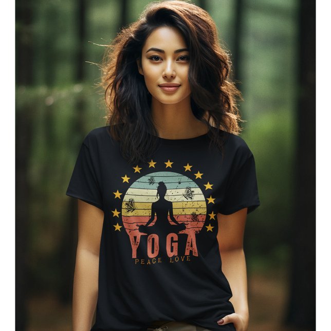 Yoga Peace Love Pilates Zen Exercise Tshirt (Creator Uploaded)