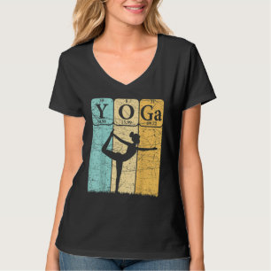 Yoga Periodic Table Elements Zen Meditation Nerd Y T-Shirt