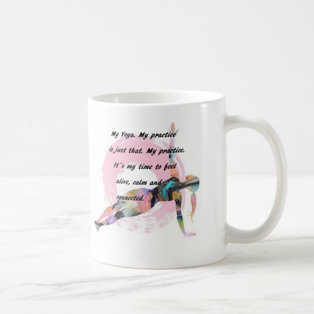 Yoga phrases MUG (Right)